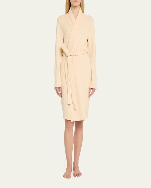 Shawl-Collar Jersey Robe