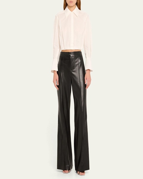 Dylan High-Waist Faux-Leather Pants