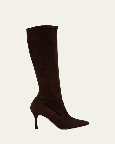 Pamfilo Suede Stiletto Tall Boots