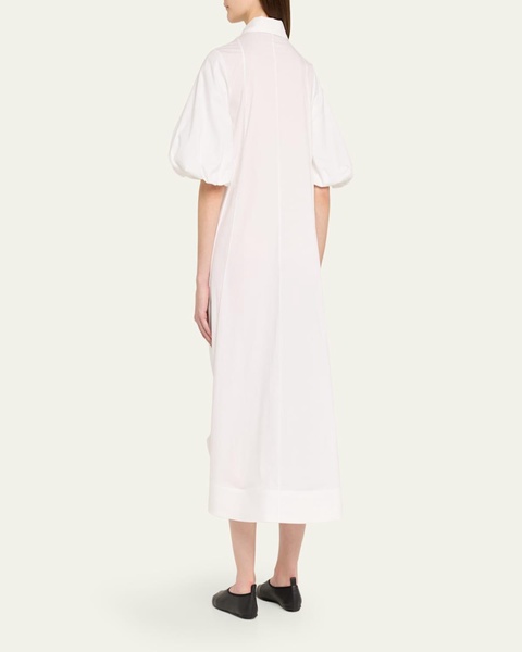 Paola Flared Midi Shirtdress