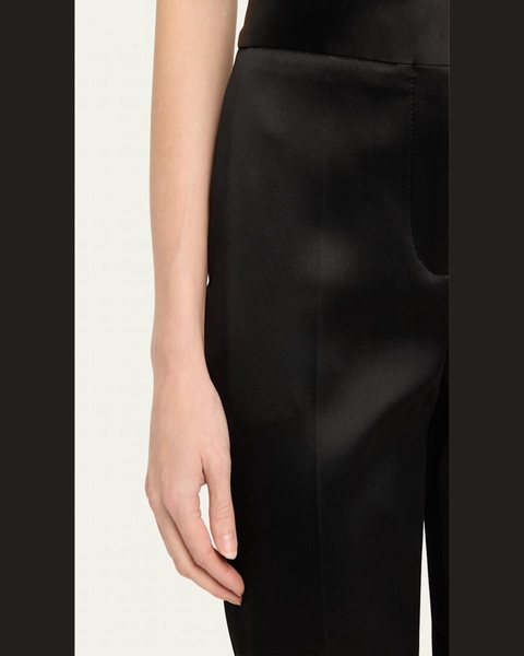 Todd Pleated Satin Pants