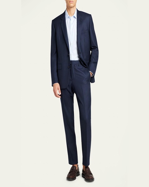 Men's Modern-Fit Wool Two-Button Suit