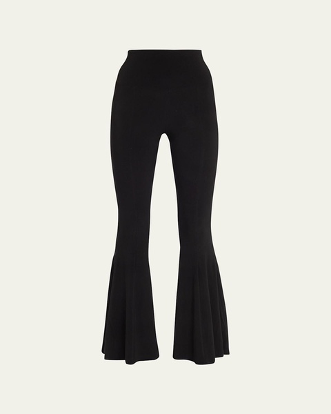 Fishtail High-Waisted Flare Pants