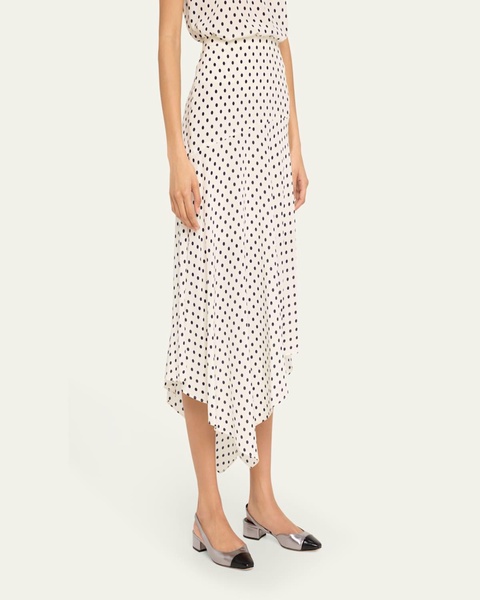 Rosemary Polka Dot Midi Skirt