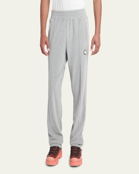 Moncler x Palm Angels Men's Pintuck Jersey Track Pants