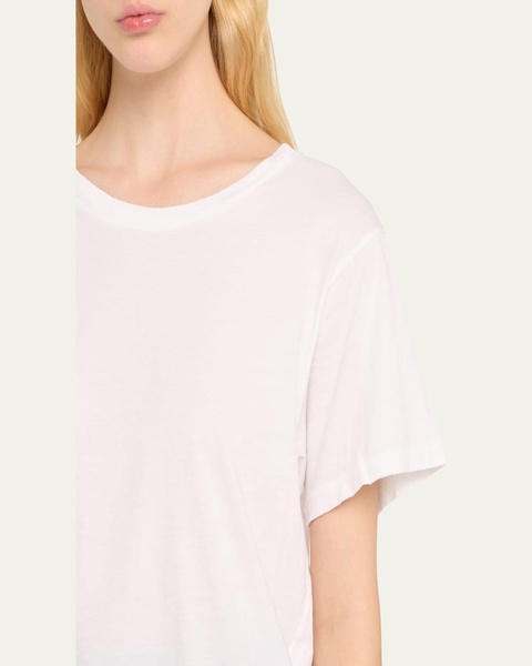 Babe Cropped Crewneck Tee