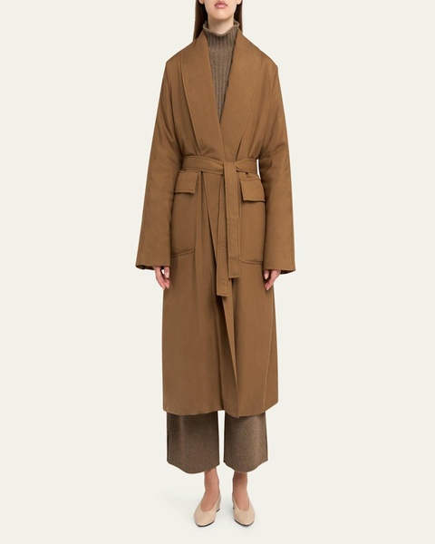 Dwight Japanese Silk Wrap Coat