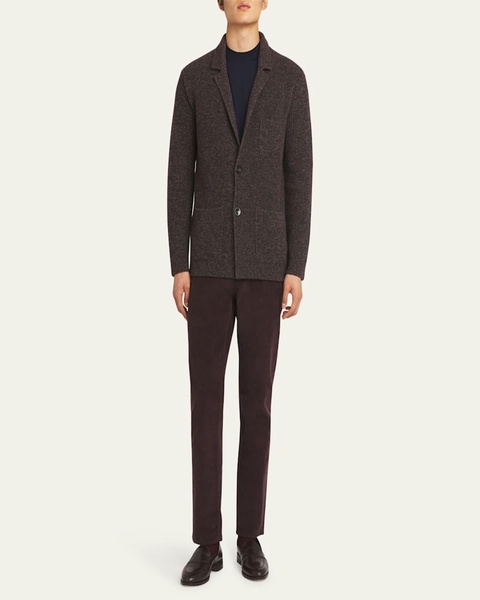 Men's Cashmere Single-Breasted Overcoat