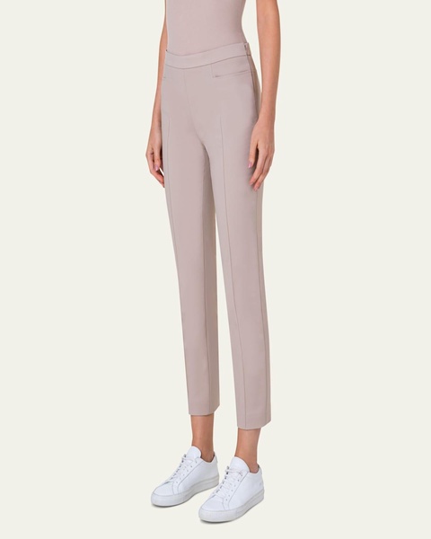 Franca Mid-Rise Cropped Pants