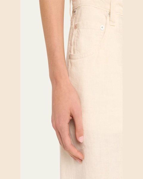 Brynn Drawstring Linen Trousers