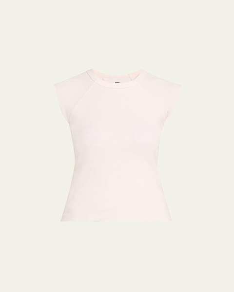 Chloe Ribbed Raglan T-Shirt