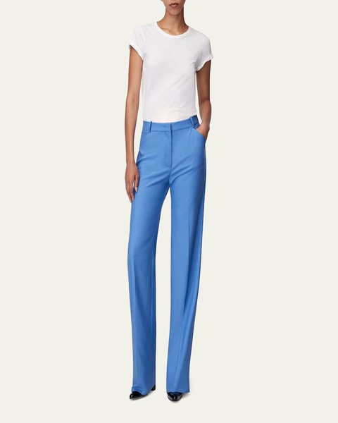 Slight Flare Merino Wool Pants