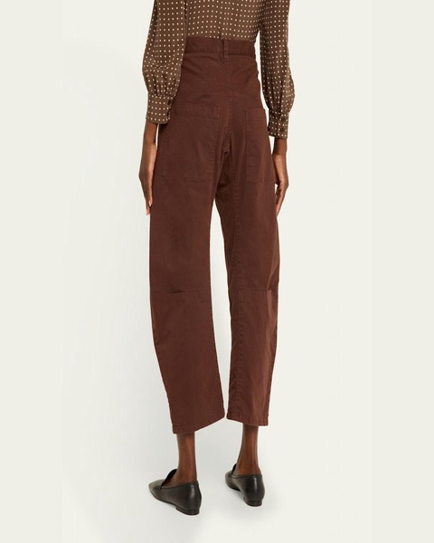 Shon Mid-Rise Cropped Pants