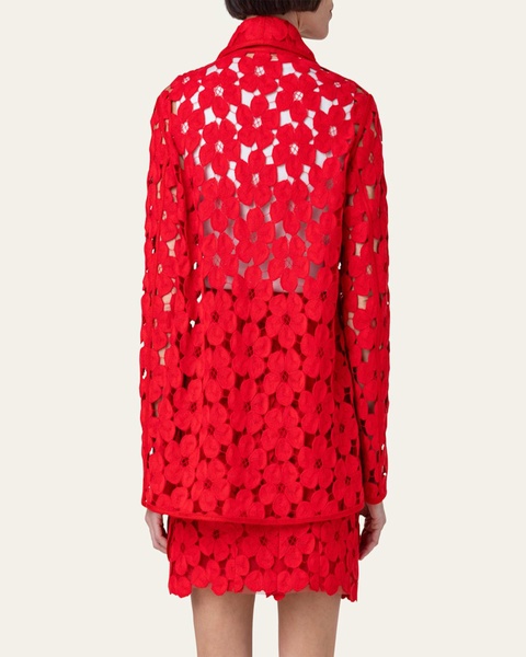 Tommi Anemones Embroidered Oversize Jacket