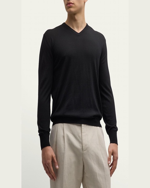 Men's Scollo Cashmere V-Neck Sweater