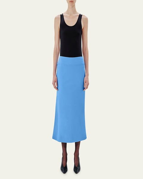 Bias Slip Midi Skirt