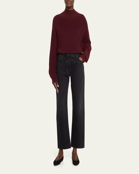 Cassidy Mock-Neck Wool Sweater