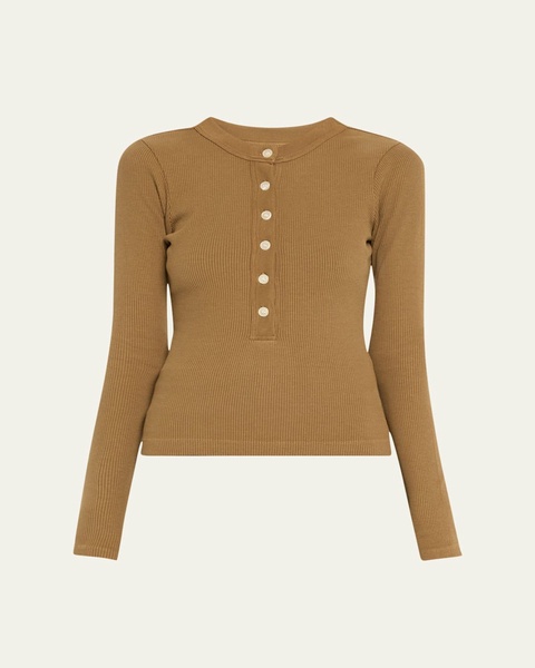 Varra Long-Sleeve Henley Top