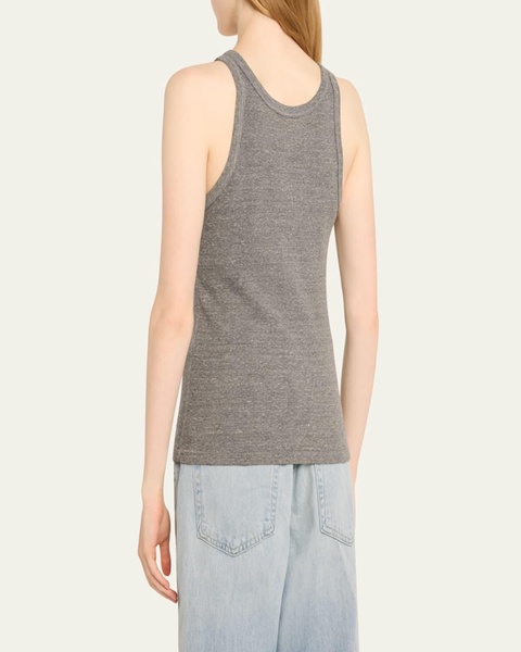 Long Ribbed Tank Top