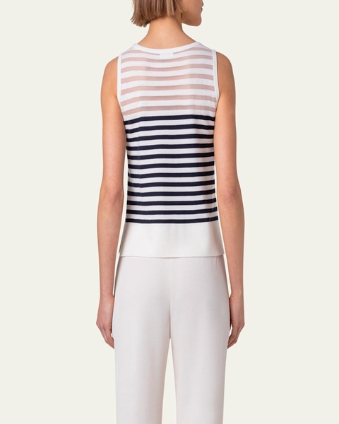 Kodak Stripe Wool Knit Top