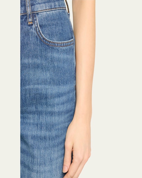 Ms. Onassis V-High Rise Wide-Leg Jeans