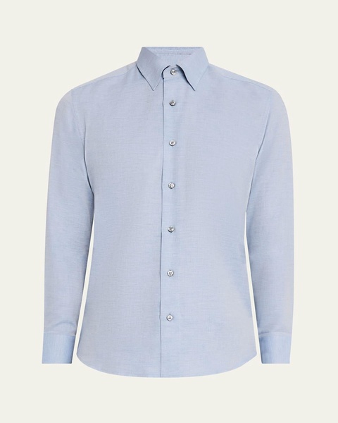 Men's Cotton and Cashmere Sport Shirt