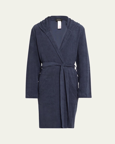 Men's Night and Day Hooded Terry Robe