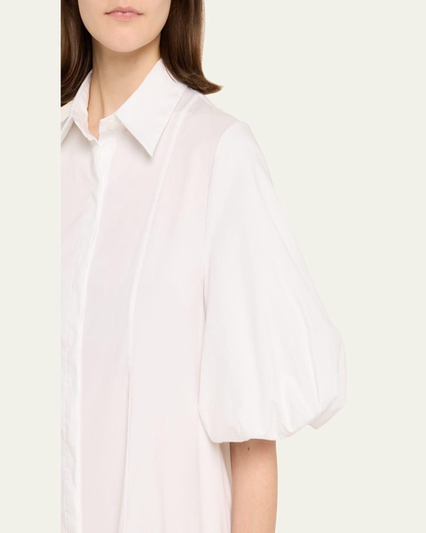 Paola Flared Midi Shirtdress