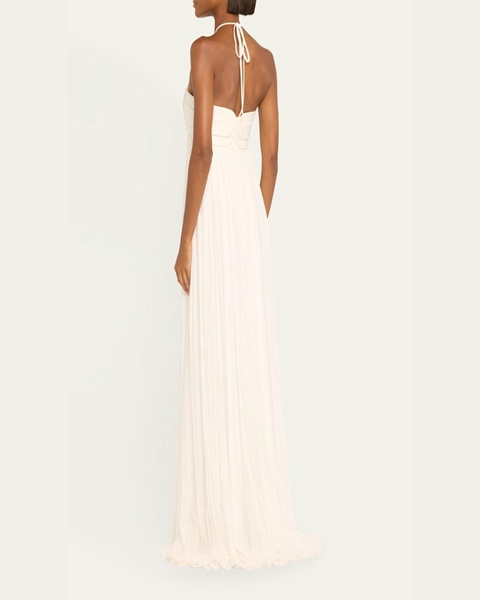 Mallorie Flower Halter Maxi Dress