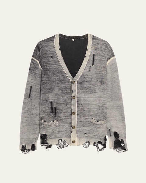 Distressed Boyfriend Cardigan