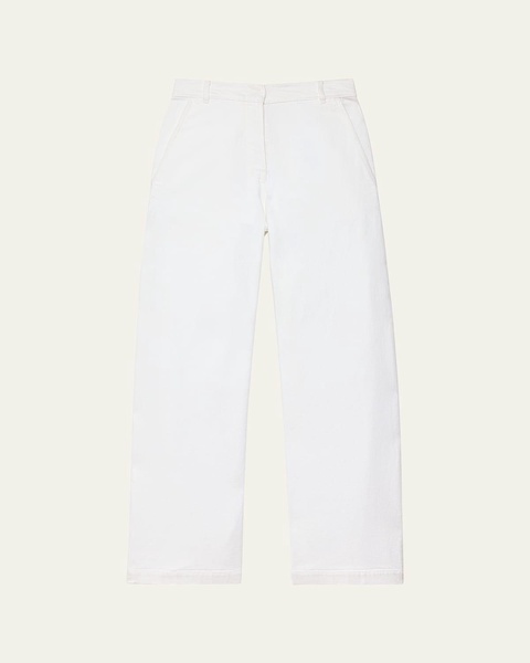 Carpenter Denim Wide-Leg Pants