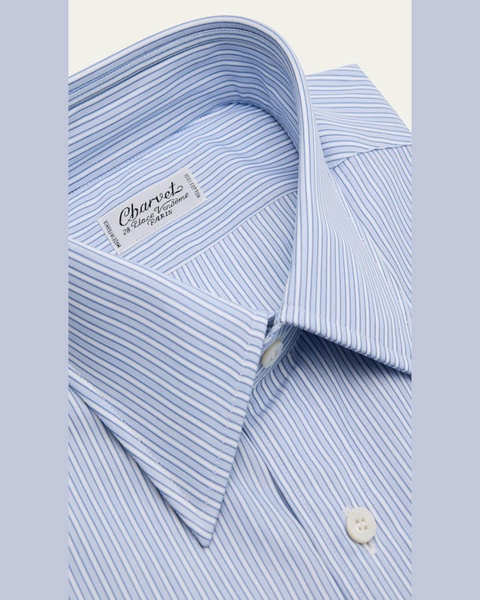 Men's Cotton Multi-Stripe Dress Shirt