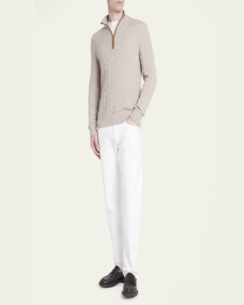 Cashmere Cable-Knit Sweater