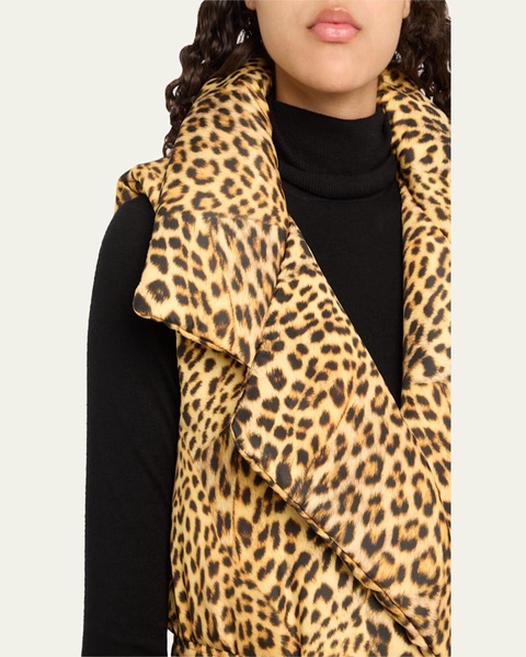 Cheetah Patch Sleeveless Sleeping Bag Vest