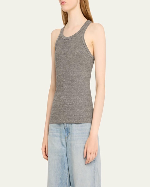 Long Ribbed Tank Top