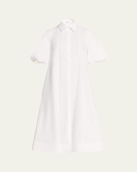 Paola Flared Midi Shirtdress