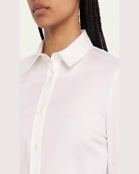 Classic Cotton Button-Front Shirt