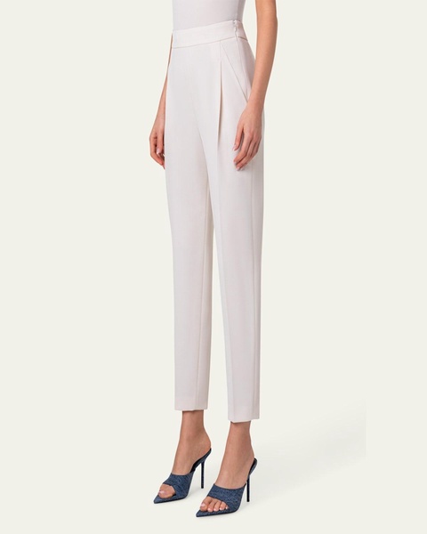 Fiola Slouchy Front Pleat Wool Pants