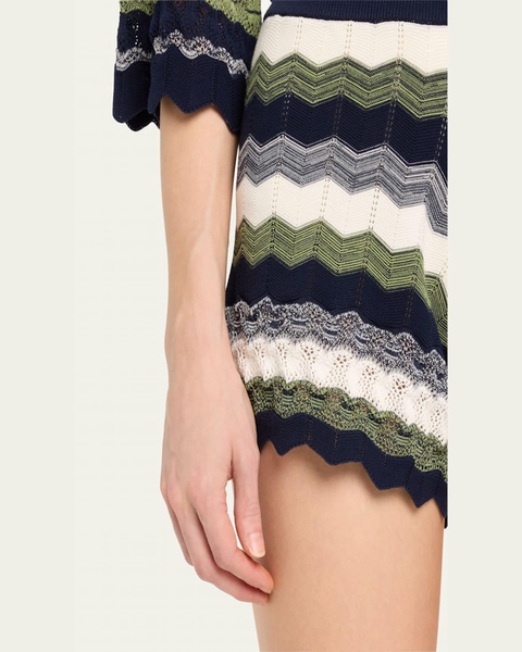 Katharine Wavy Knit Shorts