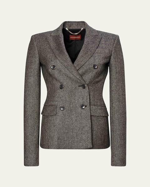 Indiana Double-Breasted Wool Jacket