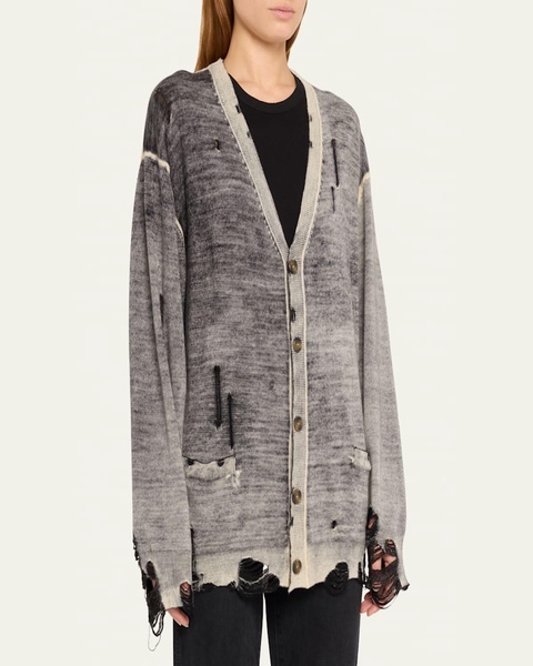 Distressed Boyfriend Cardigan