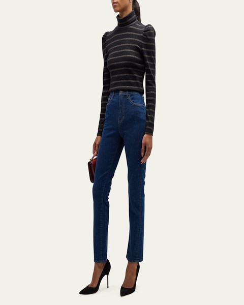 Alenah Slim Straight Jeans