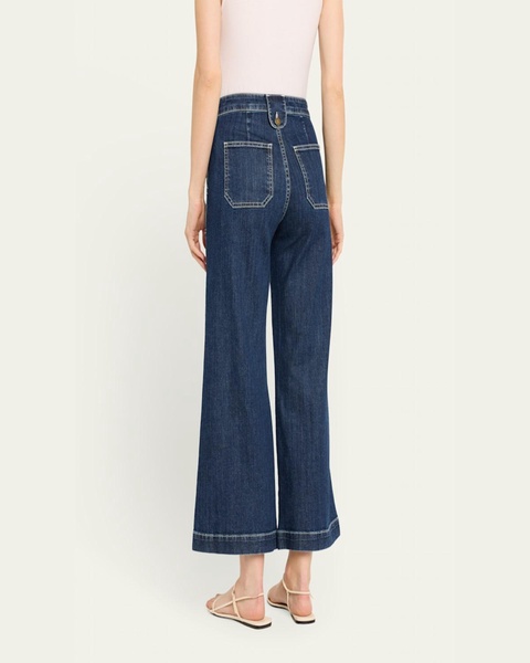 Theodora Cropped Wide-Leg Jeans