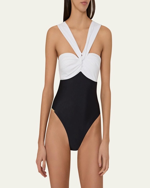 Betsy Colorblock One-Piece Swimsuit