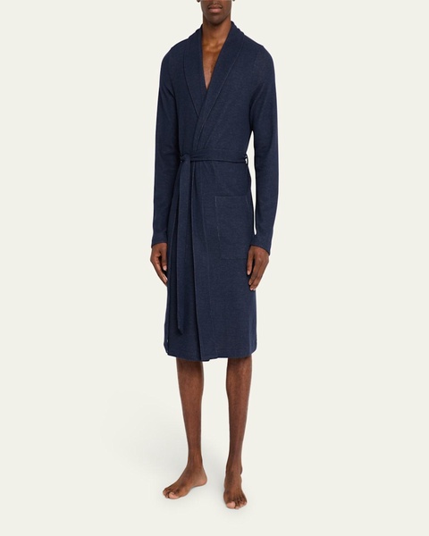 Men's Cozy Living Double-Face Recycled Cotton Robe