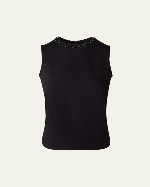 Diamond Studded Jersey Top