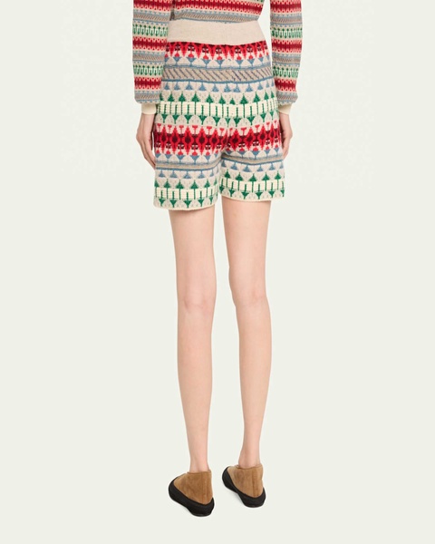 Holiday Noel Cashmere Knit Shorts