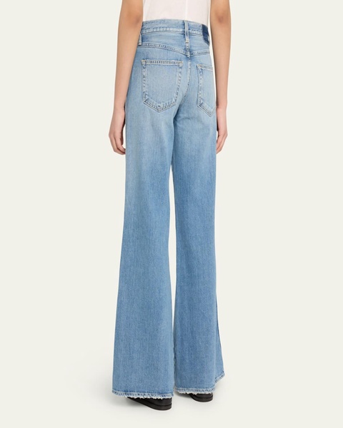 Faith Low-Rise Flare Jeans