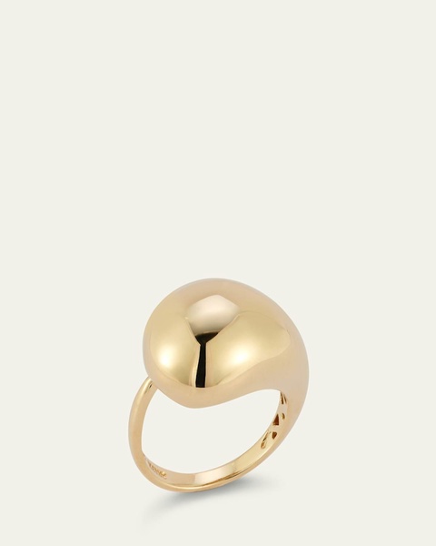 14K Gold Water Droplet Ring