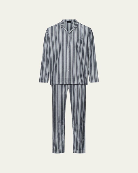 Men's Cozy Comfort Flannel Long Pajama Set